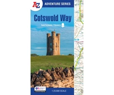 KNYGA A Z Maps Cotswold Way, With Ordnance Survey Mapping