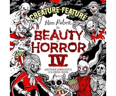 KNYGA Alan Robert Beauty of Horror 4: Creature Feature Colouring Book