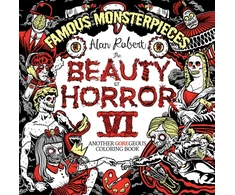 KNYGA Alan Robert The Beauty of Horror 6: Famous Monsterpieces Coloring Book