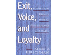 KNYGA Albert Otto Hirschman Exit, Voice, and Loyalty