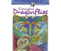 KNYGA Angela Porter Creative Haven Entangled Dragonflies Coloring Book