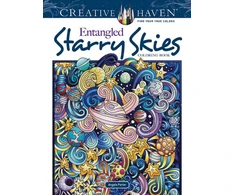 KNYGA Angela Porter Creative Haven Entangled Starry Skies Coloring Book