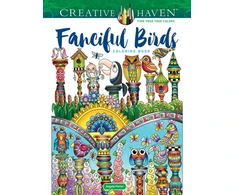 KNYGA Angela Porter Creative Haven Fanciful Birds Coloring Book