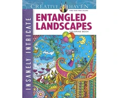 KNYGA Angela Porter Creative Haven Insanely Intricate Entangled Landscapes Coloring Book