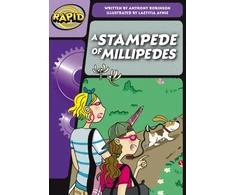 KNYGA Anthony Robinson Rapid Phonics Step 3: A Stampede of Millipedes (Fiction)