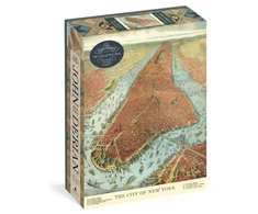 KNYGA Artisan Puzzle John Derian Paper Goods: The City of New York 750-Piece Puzzle