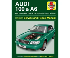 KNYGA Audi 100 &amp; A6 Petrol &amp; Diesel (May 91 - May 97) Haynes Repair Manual