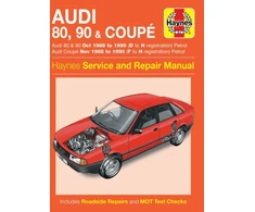 KNYGA Audi 80, 90 &amp; Coupe Petrol (Oct 86 - 90) Haynes Repair Manual