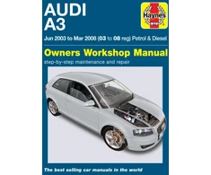 KNYGA Audi A3 Petrol &amp; Diesel (Jun 03 - Mar 08) Haynes Repair Manual