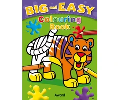 KNYGA AWARD Big &amp; Easy Colouring Books: Tiger