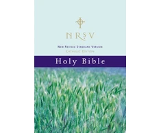 KNYGA Bibles Harper NRSV, Catholic Edition Bible, Hardcover, Hillside Scenic