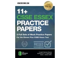 KNYGA Bookshop 11+ CSSE Essex Practice Papers: 2 Full Sets of Mock Practice Papers for the Eleven Plus CSSE Essex Test