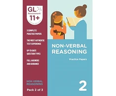 KNYGA Bookshop 11+ Practice Papers Non-Verbal Reasoning Pack 2 (Multiple Choice)