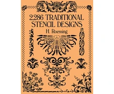 KNYGA Bookshop 2,286 Traditional Stencil Designs