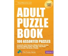 KNYGA Bookshop Adult Puzzle Book: 100 Assorted Puzzles - Volume 3