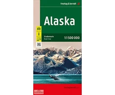 KNYGA Bookshop Alaska Road map !:1,500,000