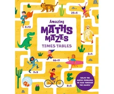 KNYGA Bookshop Amazing Maths Mazes: Times Tables