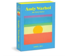 KNYGA Bookshop Andy Warhol Sunset 500 Piece Book Puzzle