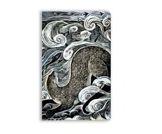 KNYGA Bookshop Angela Harding: Shetland Otter, Shetland Sea (Soft Touch Journal)