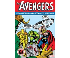 KNYGA Bookshop Avengers: 100 Collectible Comic Book Cover Postcards