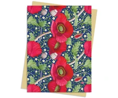 KNYGA Bookshop Bex Parkin: Raudona Poppies Greeting Card Pack