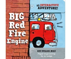 KNYGA Bookshop Big Raudona Fire Engine