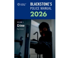 KNYGA Bookshop Blackstone's Police Manuals 2026 Volume 1: Crime