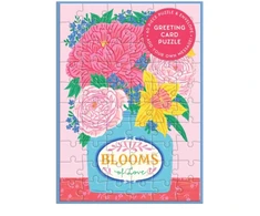 KNYGA Galison Blooms of Love Greeting Card Puzzle