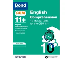 KNYGA Bookshop Bond 11+ CEM English Comprehension 10 Minute Tests: Ready for the 2025 Cambridge Select Insight exam