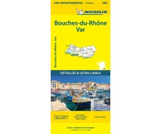KNYGA Bookshop Bouches-du-Rhone Var - Michelin Local Map 340