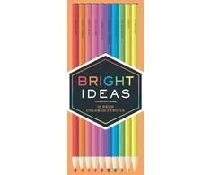 KNYGA Bookshop Bright Ideas Neon Colored Pencils: 10 Colored Pencils