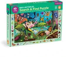 Dėlionė Bookshop Bugs &amp; Butterflies 64 Piece Search &amp; Find Puzzle