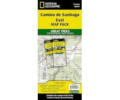 KNYGA Bookshop Camino de Santiago East Map Map Pack Bundle