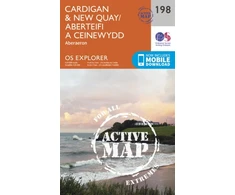 KNYGA Ordnance Survey Cardigan and New Quay, Aberaeron