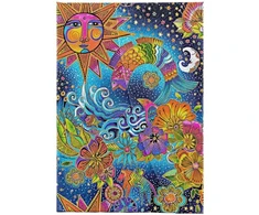 KNYGA paperblanks Celestial Magic (Whimsical Creations) Midi Lined Hardback Journal (Wrap Closure)