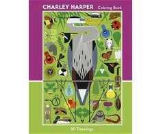 KNYGA Bookshop Charley Harper 50 Drawings Coloring Book