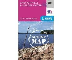 KNYGA Ordnance Survey Cheviot Hills &amp; Kielder Vanduo