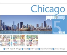 KNYGA Popout Maps Chicago PopOut Map