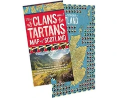 KNYGA Bookshop Clans and Tartans Map of Scotland