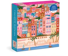 Dėlionė Bookshop Colors Of The French Riviera 1000 Piece Puzzle in Square Box