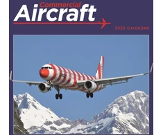 KNYGA Bookshop Commercial Aircraft Square Wall Sunday S
