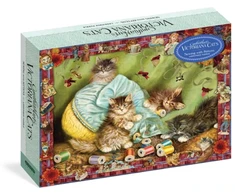 KNYGA Cynthia Hart's Victoriana Cats: Sewing with Kittens 1,000-Piece Puzzle