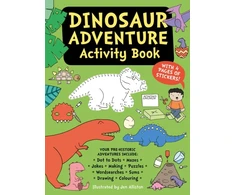 KNYGA Jen Alliston Dinosaur Adventure Activity Book