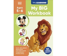KNYGA Bookshop Disney Learning Big Workbook Ages 5-6 (Year 1)