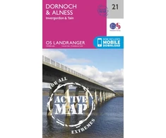 KNYGA Ordnance Survey Dornoch &amp; Alness, Invergordon &amp; Tain