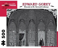 KNYGA Bookshop Dracula in Dr. Seward's Library 500-Piece Jigsaw Puzzle