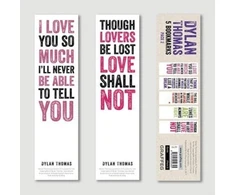 KNYGA Bookshop Dylan Thomas Bookmarks Pack 2