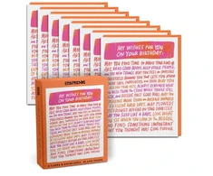 KNYGA Bookshop Em &amp; Friends Wishes for You Boxed Greeting Cards, Box of 8 Single Birthday Cards