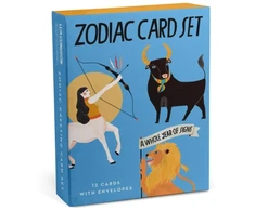 KNYGA Bookshop Em &amp; Friends Zodiac Cards, Box of 12 Assorted