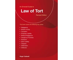 KNYGA Roger Caldwell Emerald Guide to The Law of Tort